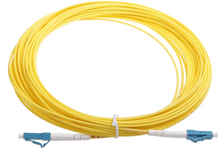 Masterlan optický patch cord, LCupc/LCupc, Simplex, Singlemode 9/125, 20m_1386716157