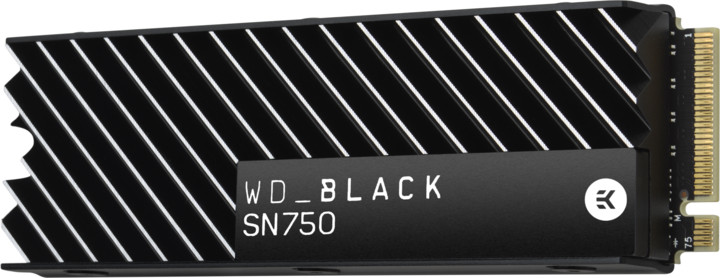 WD Black SN750, M.2 - 2TB + chladič