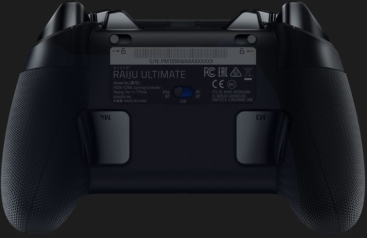 Razer Raiju Ultimate, bezdrátový (PC, PS4)_877970622