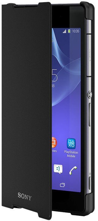 Sony SCR10 flipový kryt pro Sony Xperia Z2, černá_155088344