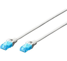 Digitus Ecoline Patch Cable, UTP, CAT 5e, AWG 26/7, bílý, 10m_1268631956
