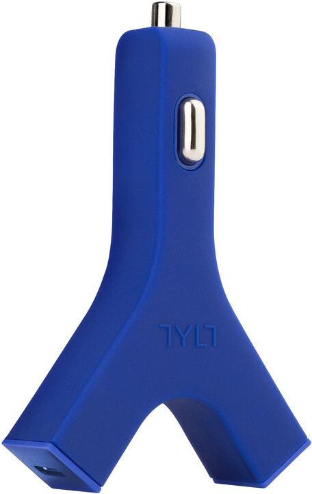 TYLT Y-CHARGE - 2.1A USB Car Charger Modrá_261987160