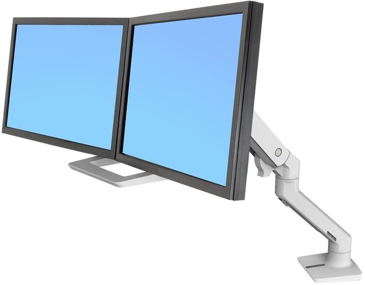 Ergotron HX Desk Dual Monitor Arm, stolní rameno pro 2 monitry až 32&quot;, bílé_1005580151