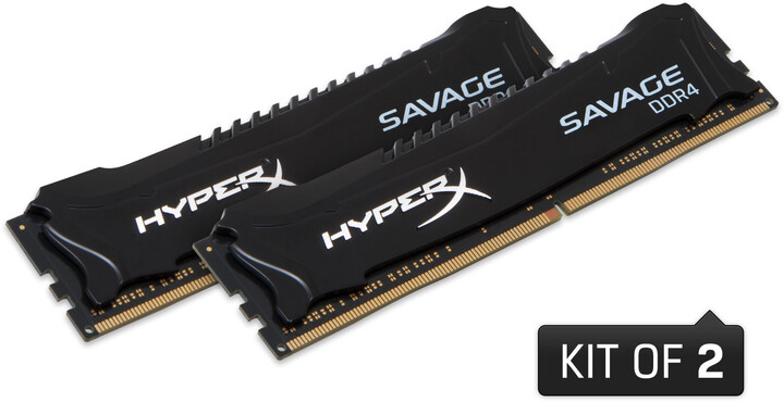 Kingston HyperX Savage Black 8GB (2x4GB) DDR4 2666_1025064228