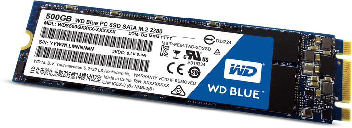 WD SSD Blue, M2 2280 - 500GB_1960407729
