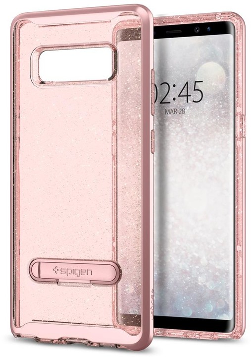 Spigen Crystal Hybrid Glitter pro Galaxy Note 8, rose_2135443671