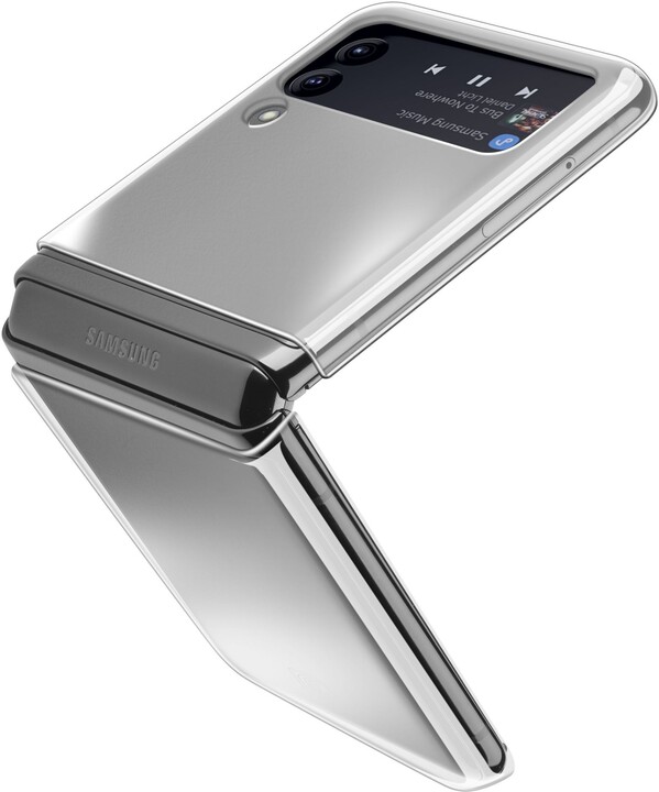 Cellularline zadní kryt Clear Case pro Samsung Galaxy Z Flip4, čirá_134359265