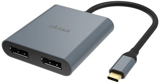Akasa redukce USB Type C na 2x DisplayPort, 18cm_952749760