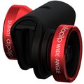 Olloclip 4in1+2 clear cases, red/black - i6/i6+_942806337