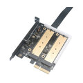 Akasa duální RGB adaptér M.2 SSD do PCIe x4 (AK-PCCM2P-04)_2126168151