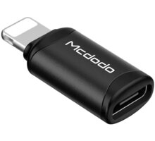 Mcdodo adaptér USB-C - Lightning, černá
