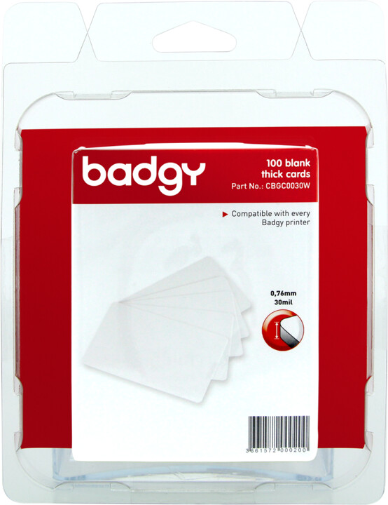 Badgy PVC karty tlusté (30mil - 0,76 mm), 100ks_1389890750