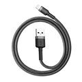 Baseus nabíjecí / datový kabel Cafule USB-A - Lightning, 2,4A, 0.5m, šedá/černá_925470879