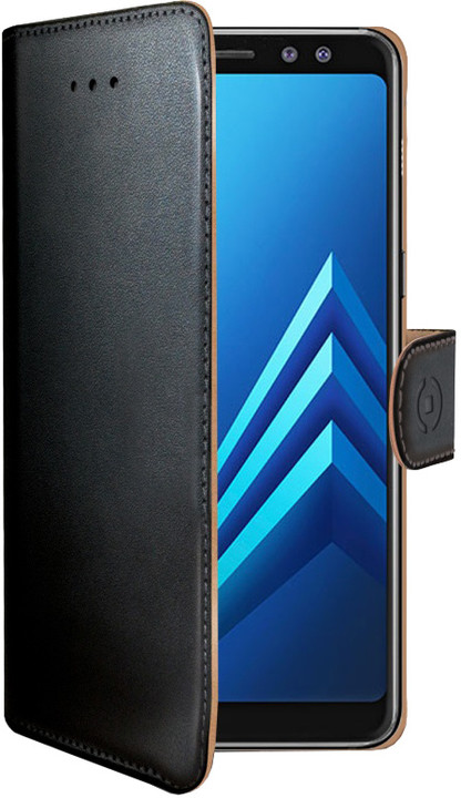 CELLY Wally pouzdro typu kniha pro Samsung Galaxy A8 (2018), černé_1618598686