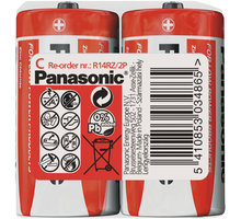Panasonic baterie R14 2S C Red zn