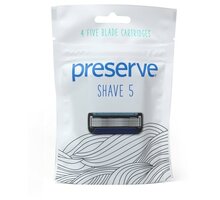 Náhradní břity Preserve Shave 5, 4 ks_418654102