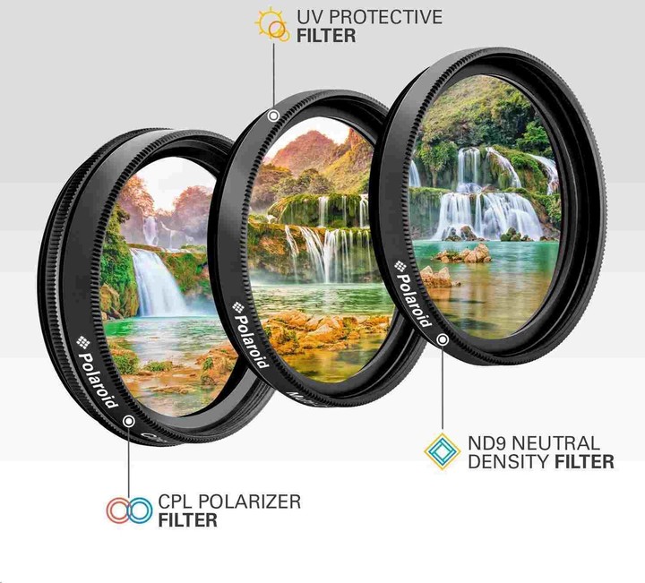 Polaroid Filter Kit 77mm UV MC, CPL, ND9_1104095649
