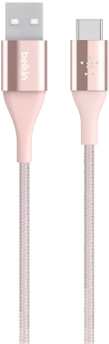 Belkin kabel Premium Kevlar USB-C to USB-A,1,2m, růžový_1980273025