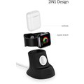 USAMS nabíjecí stojánek ZJ051 pro Apple Watch/Airpods, černá_1159188121
