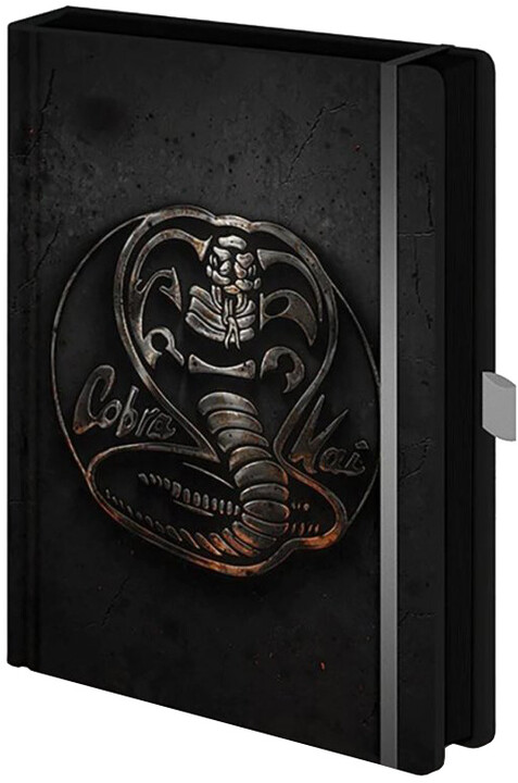 Zápisník Cobra Kai - Metal Badge, linkovaný, A5_348739580