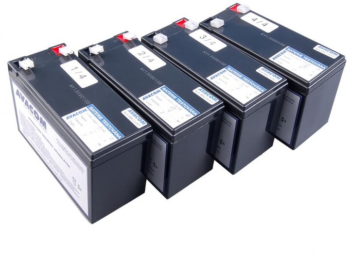 Avacom náhrada za RBC24 kit - baterie pro UPS, 4ks_1823107749