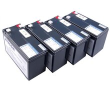 Avacom náhrada za RBC24 kit - baterie pro UPS, 4ks AVA-RBC24-KIT