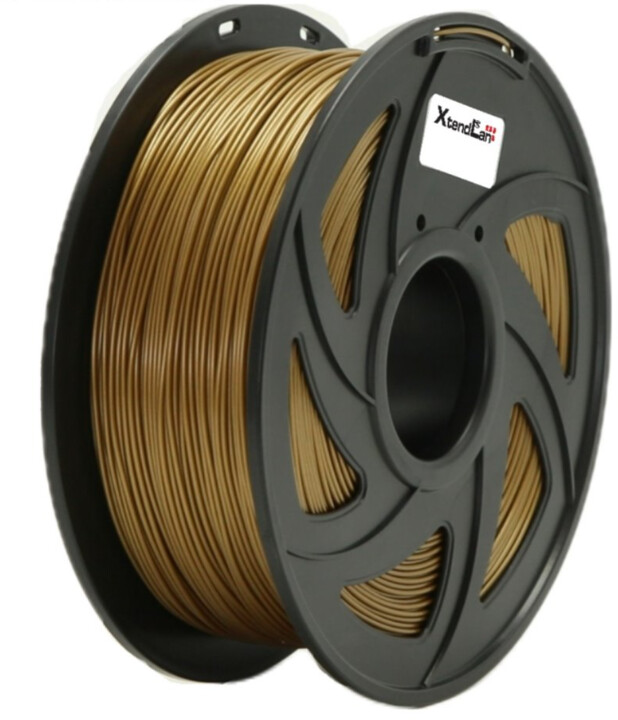 XtendLAN tisková struna (filament), PLA, 1,75mm, 1kg, zlatý_397598126
