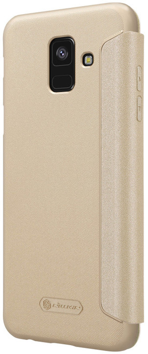 Nillkin Sparkle folio pouzdro pro Samsung A600 Galaxy A6, zlatý_1990202350