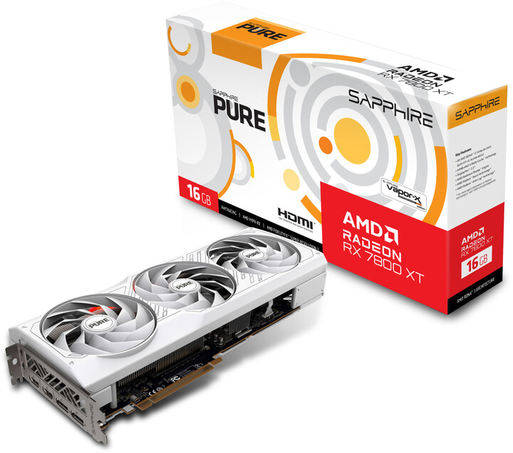 Sapphire PURE AMD Radeon™ RX 7800 XT GAMING OC 16GB, 16GB GDDR6_1213701186