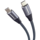 PremiumCord kabel USB-C, USB 3.2 gen. 2, 3A, 60W, 20Gbit/s, opletený, 1m