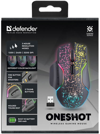 Defender Oneshot GM-067, černá_14664038