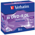 Verbatim DVD+R DL 8x 8,5GB jewel 5ks_890489312