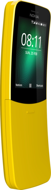 Nokia 8110 4G, Dual Sim, žlutá_2023208443