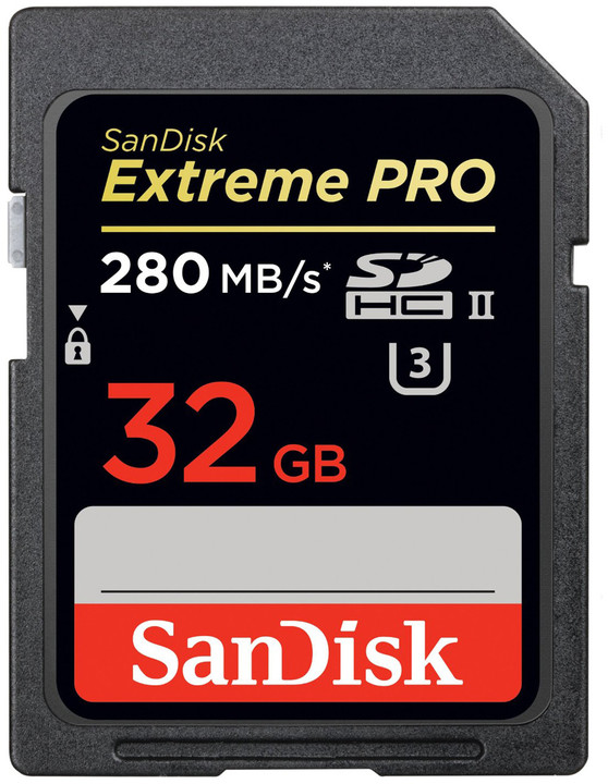 SanDisk SDHC Extreme Pro 32GB 280MB/s UHS-II U3_106811337