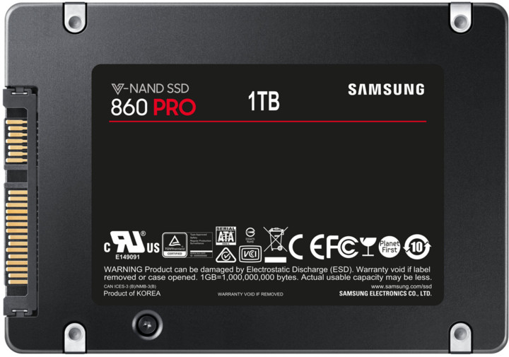Samsung SSD 860 Pro, 2,5" - 1TB