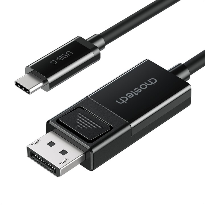 Choetech kabel XCP-1803 USB-C - Displayport, obousměrný, 8K@30Hz, 1.8m, černá