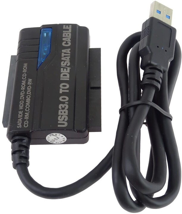 PremiumCord USB 3.0 - SATA + IDE adaptér s kabelem_1058692677
