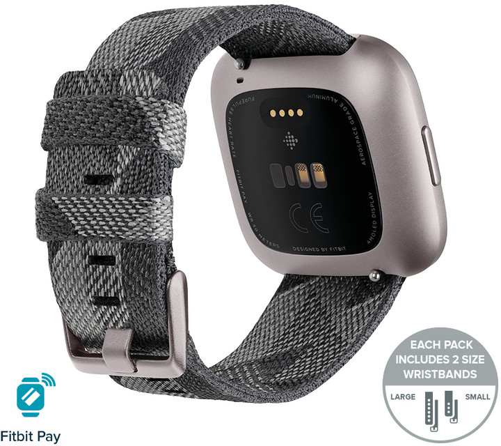 Google Fitbit Versa 2 Special Edition (NFC) - Smoke Woven