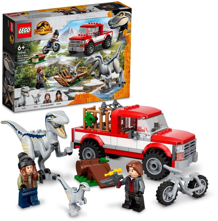 LEGO® Jurassic World™ 76946 Odchyt velociraptorů Blue a Bety_1488220515