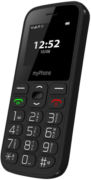 MyPhone Halo A Senior, černá_1351430931