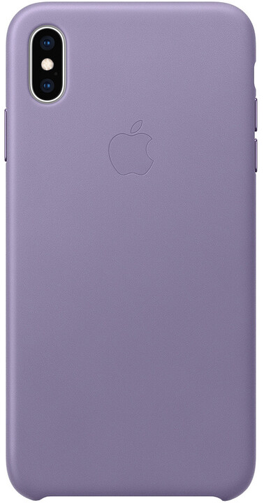 Apple kožený kryt na iPhone XS Max, lilac_1613482464