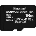 Kingston Micro SDHC Canvas Select Plus 16GB 100MB/s UHS-I + adaptér_192701286