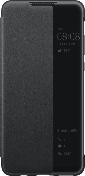 Huawei Original S-View pouzdro pro P30 Lite, černá_219773741