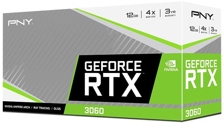 PNY GeForce RTX 3060 12GB VERTO Dual Fan, 12GB GDDR6_65914779