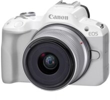 Canon EOS R50, bílá + RF-S 18-45 IS STM 5812C013