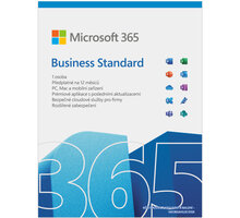 Microsoft 365 Business Standard 1 rok - elektronicky Poukaz 200 Kč na nákup na Mall.cz + O2 TV HBO a Sport Pack na dva měsíce