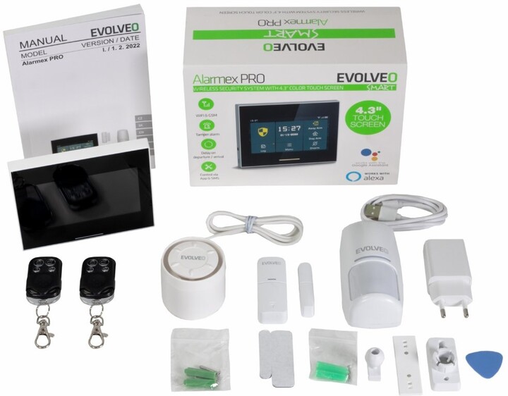 EVOLVEO Alarmex Pro, chytrý bezdrátový Wi-Fi/GSM alarm_115451217