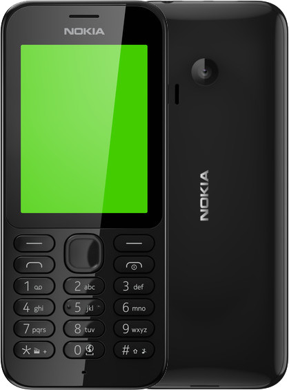 Nokia 222, Dual Sim, černá_1632479011