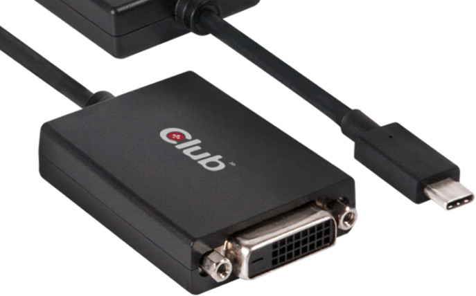 Club3D USB 3.1 TYPE C na DVI-D, aktivní převodník_742572176
