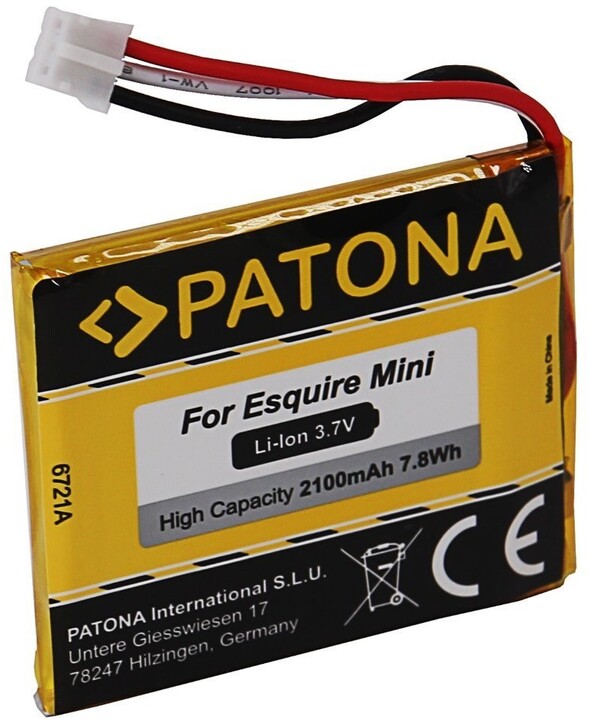 PATONA baterie pro reproduktor Harman Kardon Esquire Mini,00mAh, 3.7V, Li-lon_1113259563